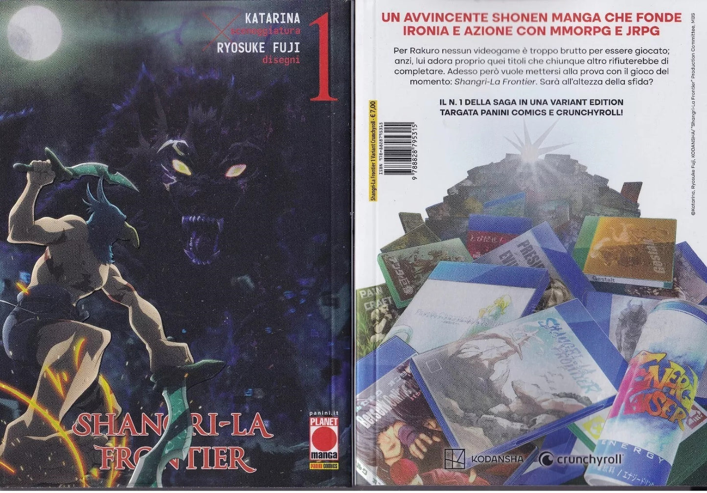 FM- SHANGRI-LA FRONTIER 1 VARIANT - PANINI PLANET MANGA - 2024 - B - Q24