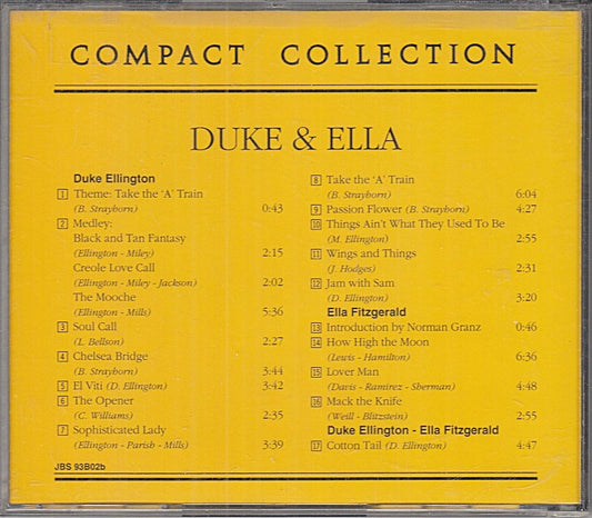 MCD- CD COMPACT COLLECTION DUKE & ELLA IN COCNERTO DEAGOSTINI - ZCD5