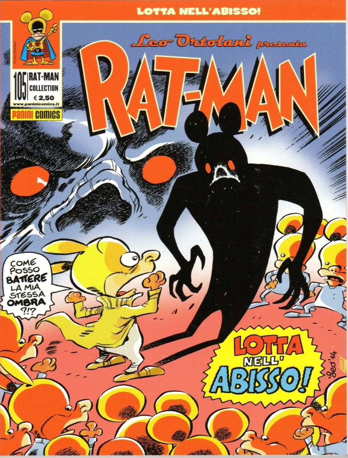 FC- RAT-MAN COLLECTION N.105 ORIGINALE - LEO ORTOLANI - PANINI -- B - A25