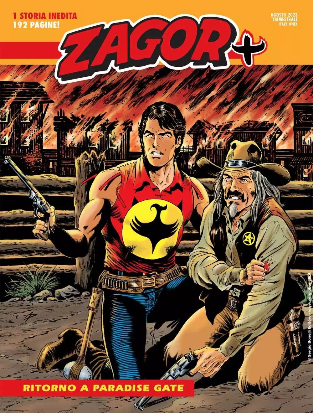 FB- ZAGOR PIU' N.10 RITORNO A PARADISE GATE -- BONELLI - 2023 - B- A25
