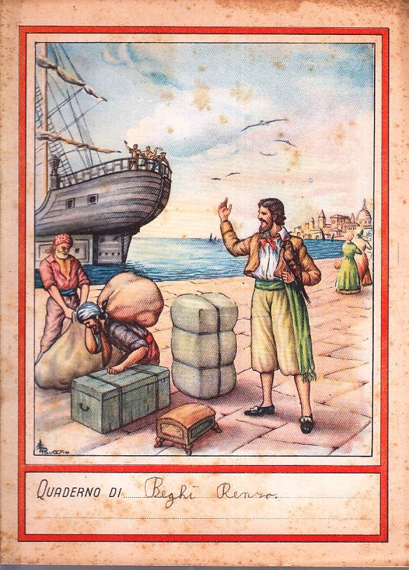 LZ- QUADERNO - ROBINSON CRUSOE 8 - CARTIERE PAOLO PIGNA - NON SCRITTO - ZFS149