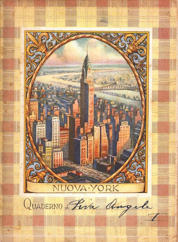 LZ- QUADERNO VINTAGE - NEW YORK - QUADRETTI NON SCRITTO - ZFS149