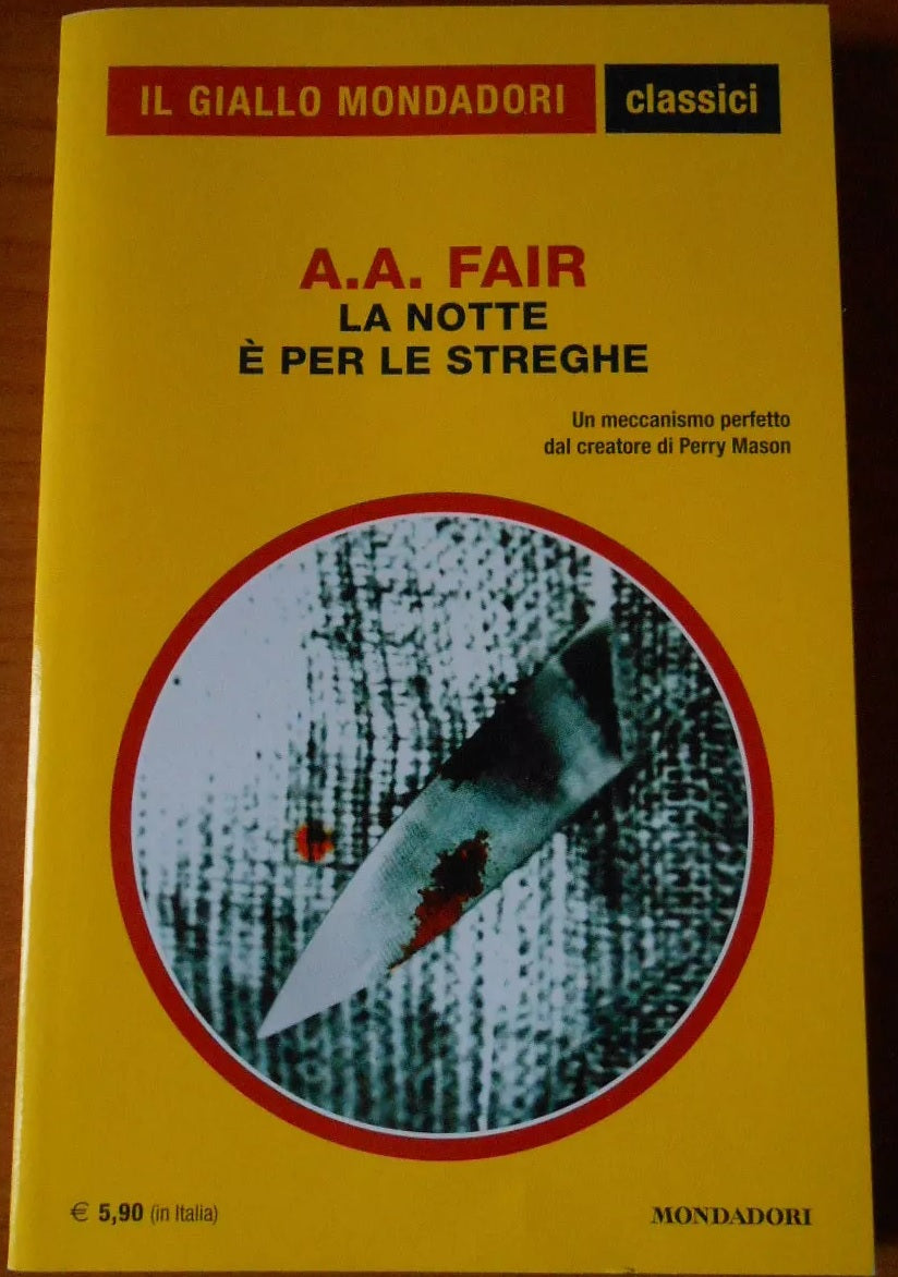 GIALLI MONDADORI CLASSICI N.1406 LE LA NOTTE E' PER STREGHE - FAIR - B- XFS