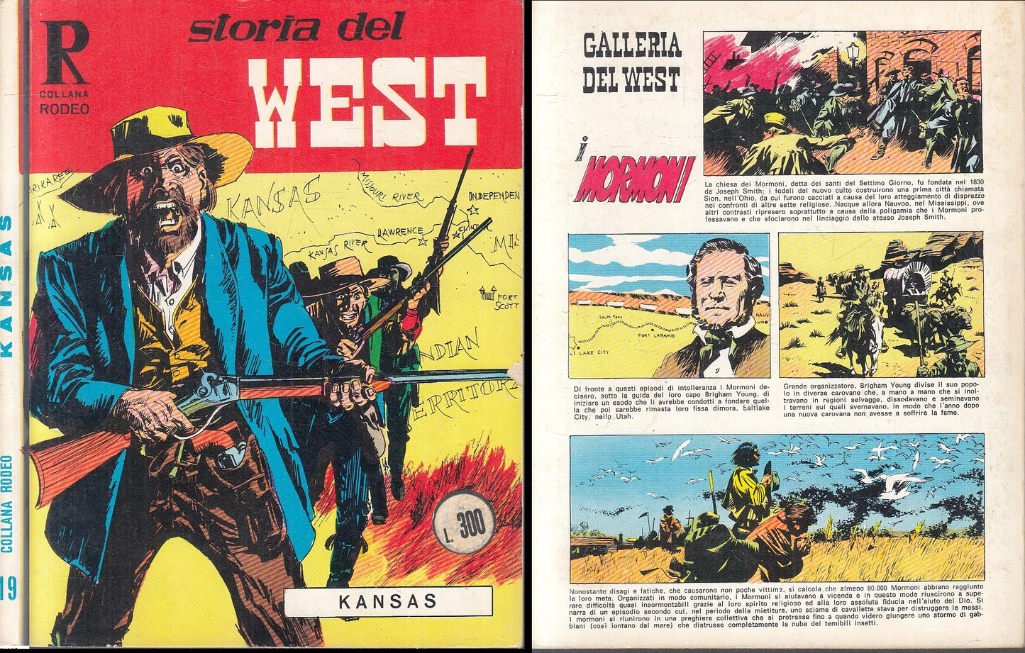 FB- COLLANA RODEO N.19 KANSAS -- BOELLI ARALDO - 1968 - C25