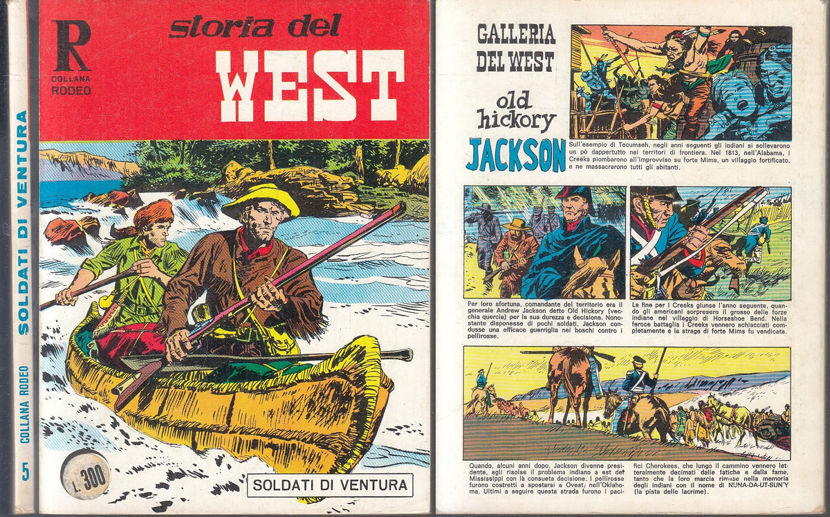 FB- COLLANA RODEO N.5 SOLDATI DI VENTURA -- BOELLI ARALDO - 1967 - C25
