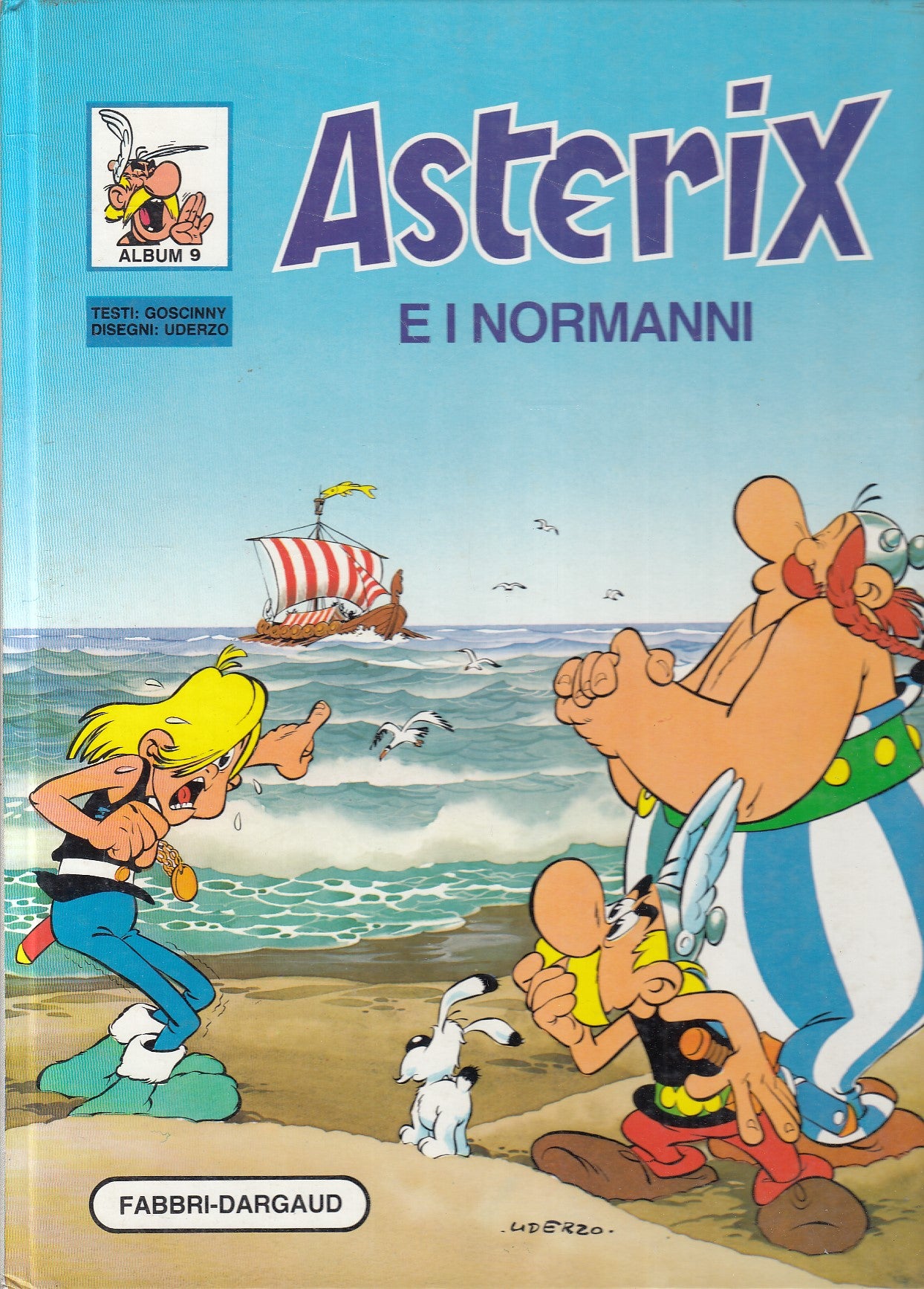 FC- AVVENTURE ASTERIX E I NORMANNI- GOSCINNY UDERZO- FABBRI ALBUM 9- 1983- C-C25