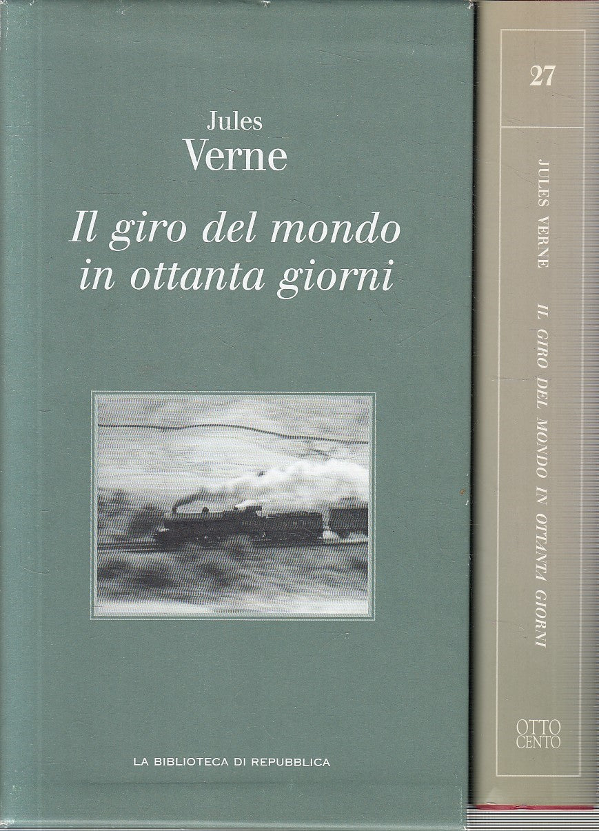 LN2- REPUBBLICA OTTOCENTO 27 VERNE GIRO DEL MONDO IN OTTANTA GIORNI - CS- JXS288
