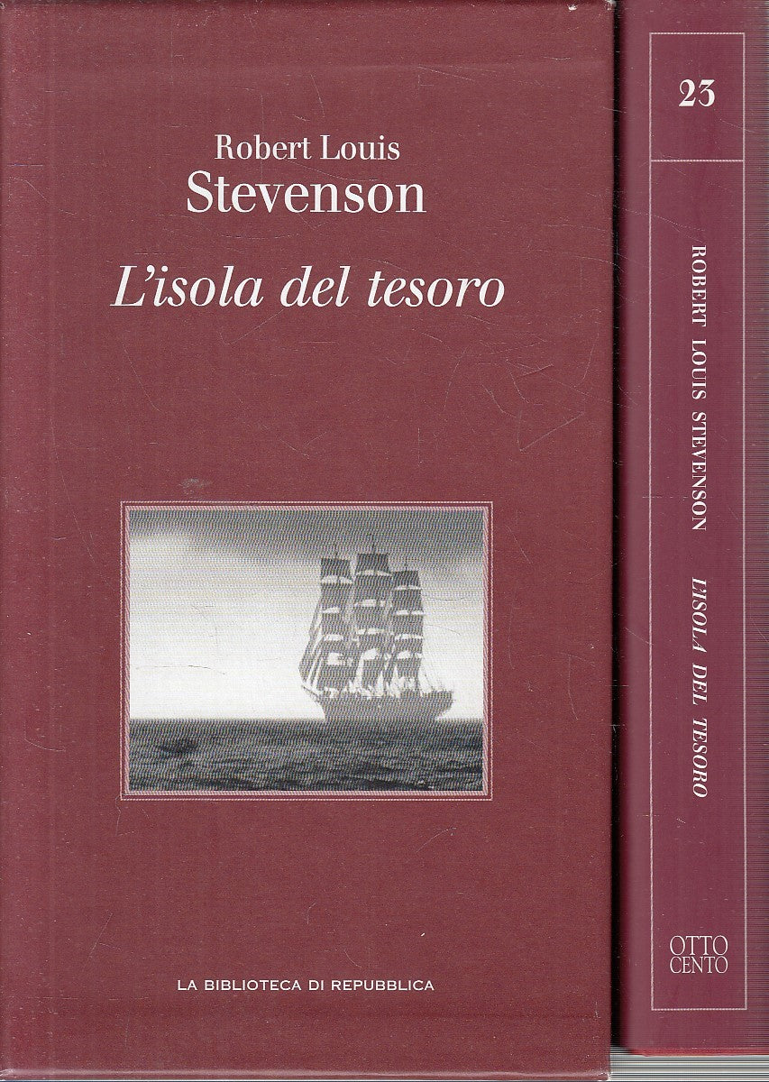 LN2- BIBLIOTECA REPUBBLICA OTTOCENTO 23 STEVENSON ISOLA DEL TESORO - CS - JXS288