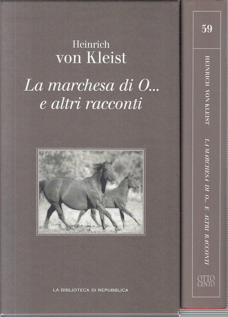 LN2- BIBLIOTECA REPUBBLICA OTTOCENTO 59 VON KLEIST MARCHESA DI O... - CS- JXS288