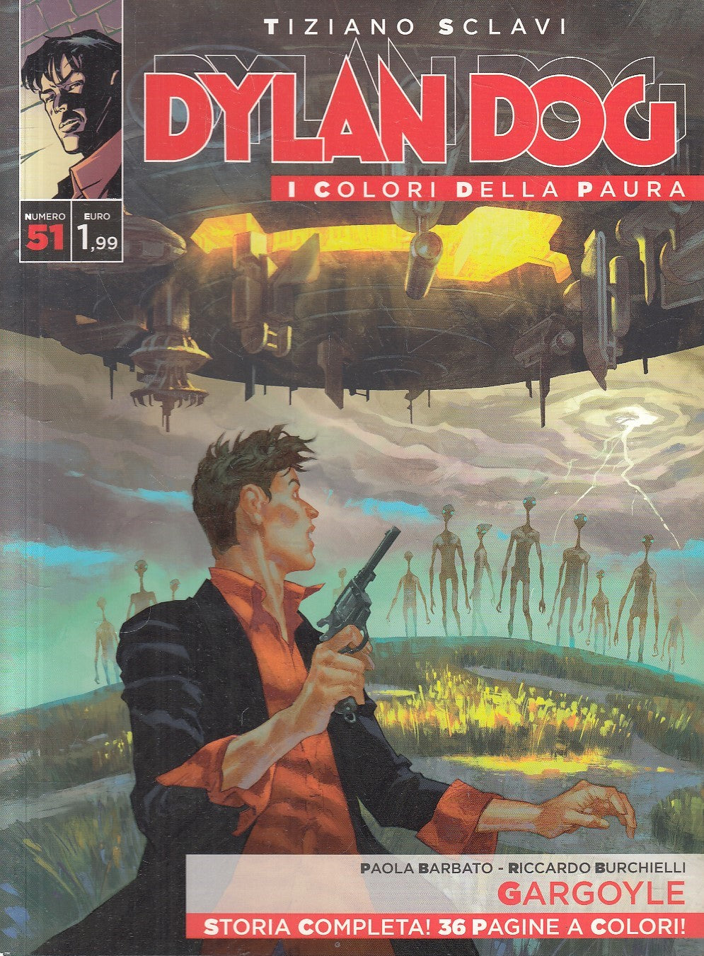 FB- DYLAN DOG I COLORI DELLA PAURA N.51 - TIZIANO SCLAVI - BONELLI - B - D25