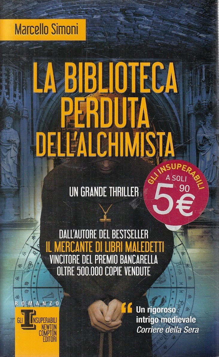 LA BIBLIOTECA PERDUTA DELL'ALCHIMISTA - SIMONI - NEWTON - CS - JXS297