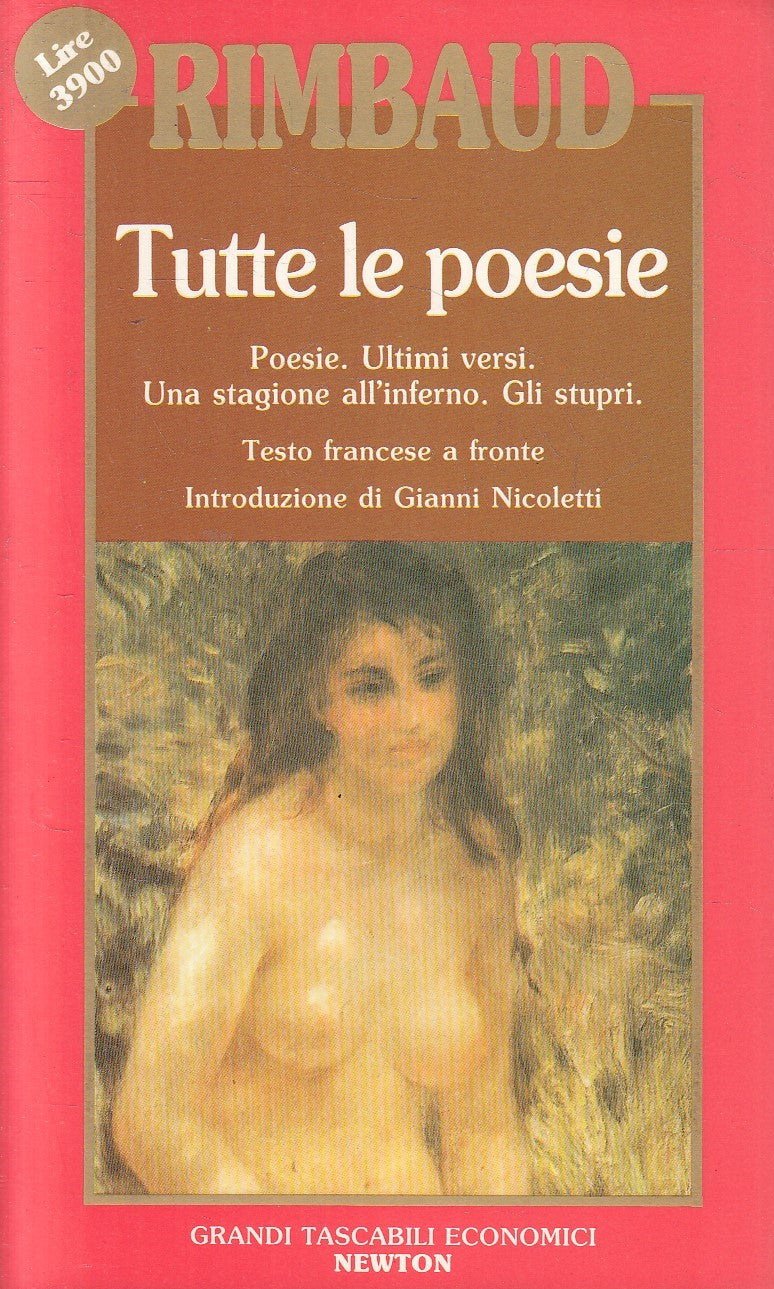 LN2- TUTTE LE POESIE - RIMBAUD - GRANDI TASCABILI ECONOMICI NEWTON - JXS258