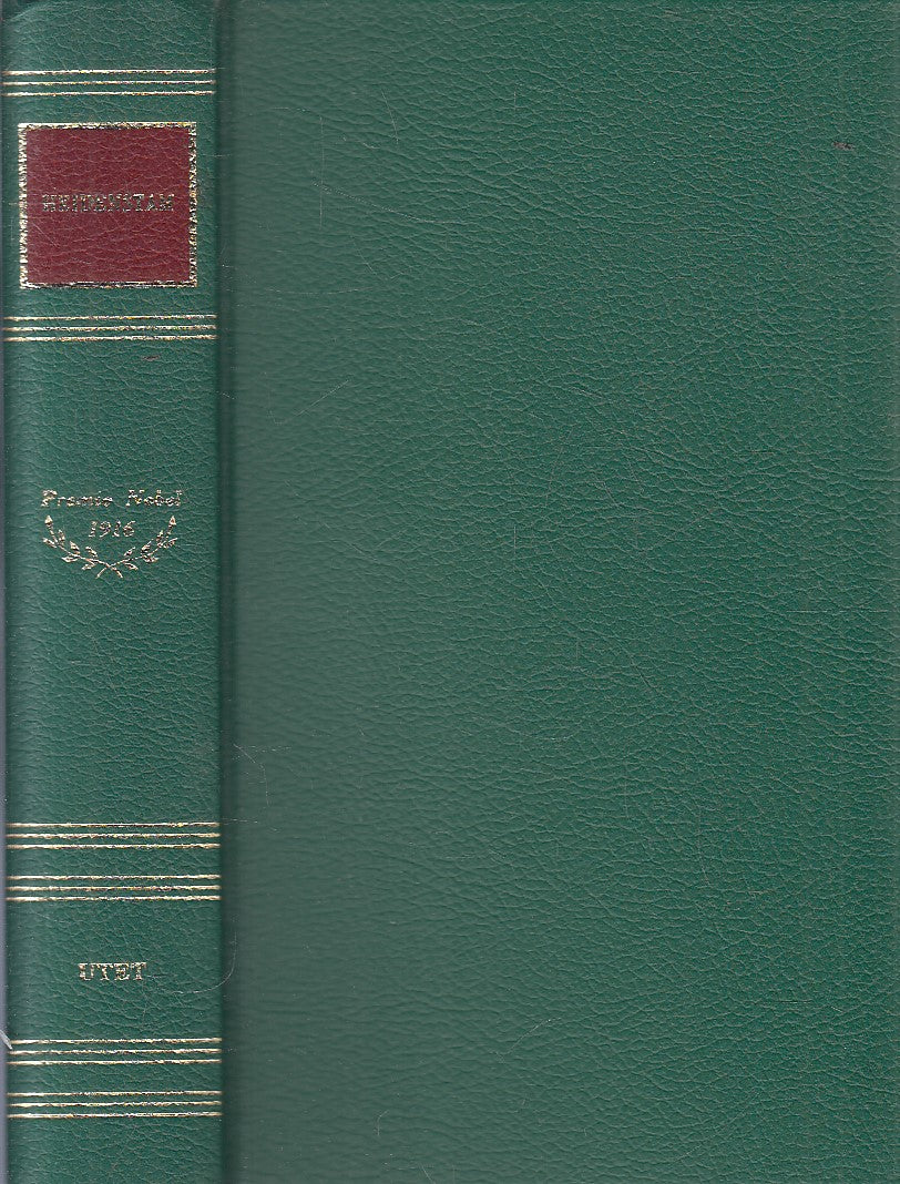 PREMIO NOBEL 1916 HEIDENSTAM - SENZA ACETATO - UTET - JXS319
