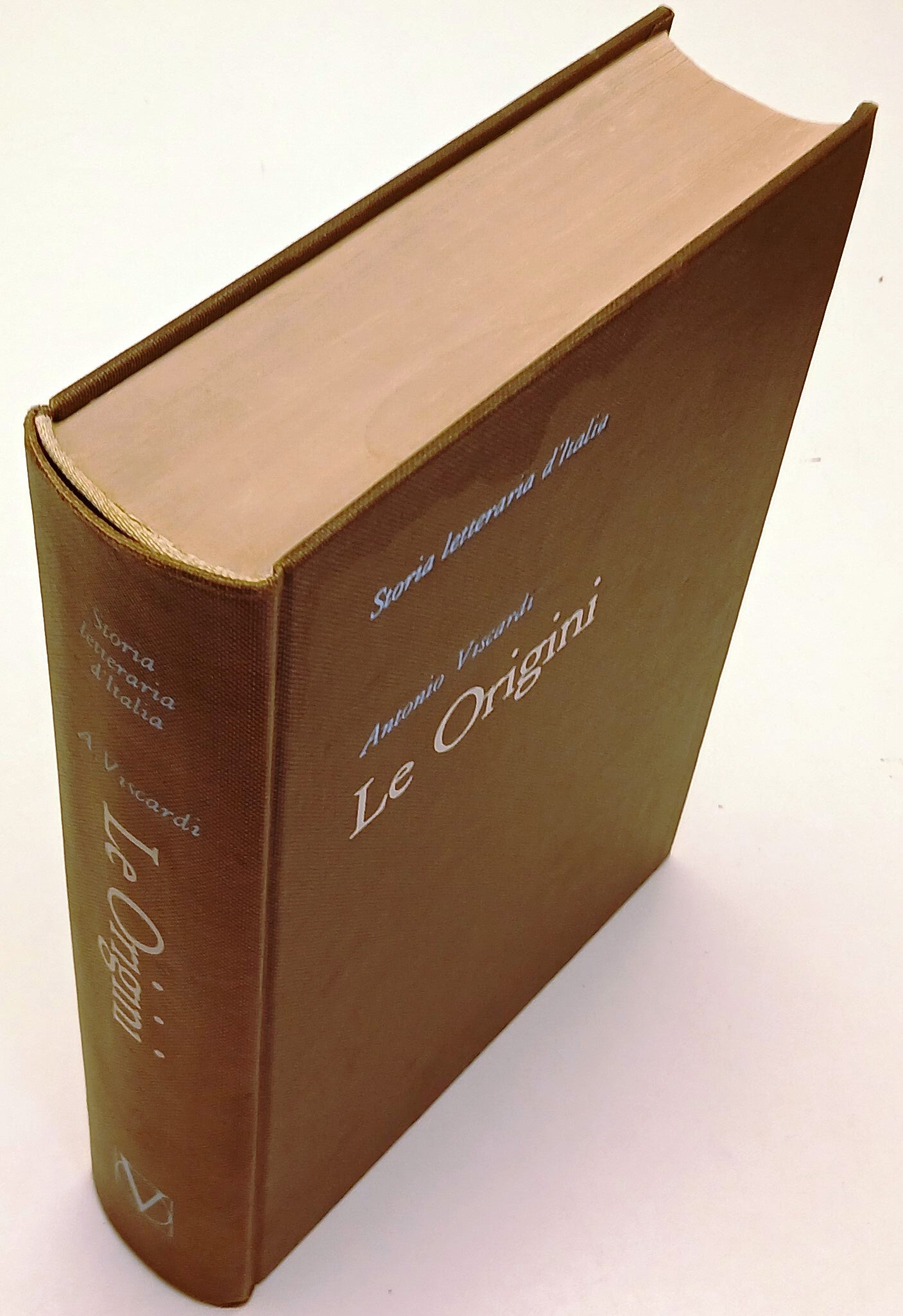 LS- STORIA LETTERARIA D'ITALIA LE ORIGINI- ANTONIO VISCARDI- VALLARDI- C- YFS675