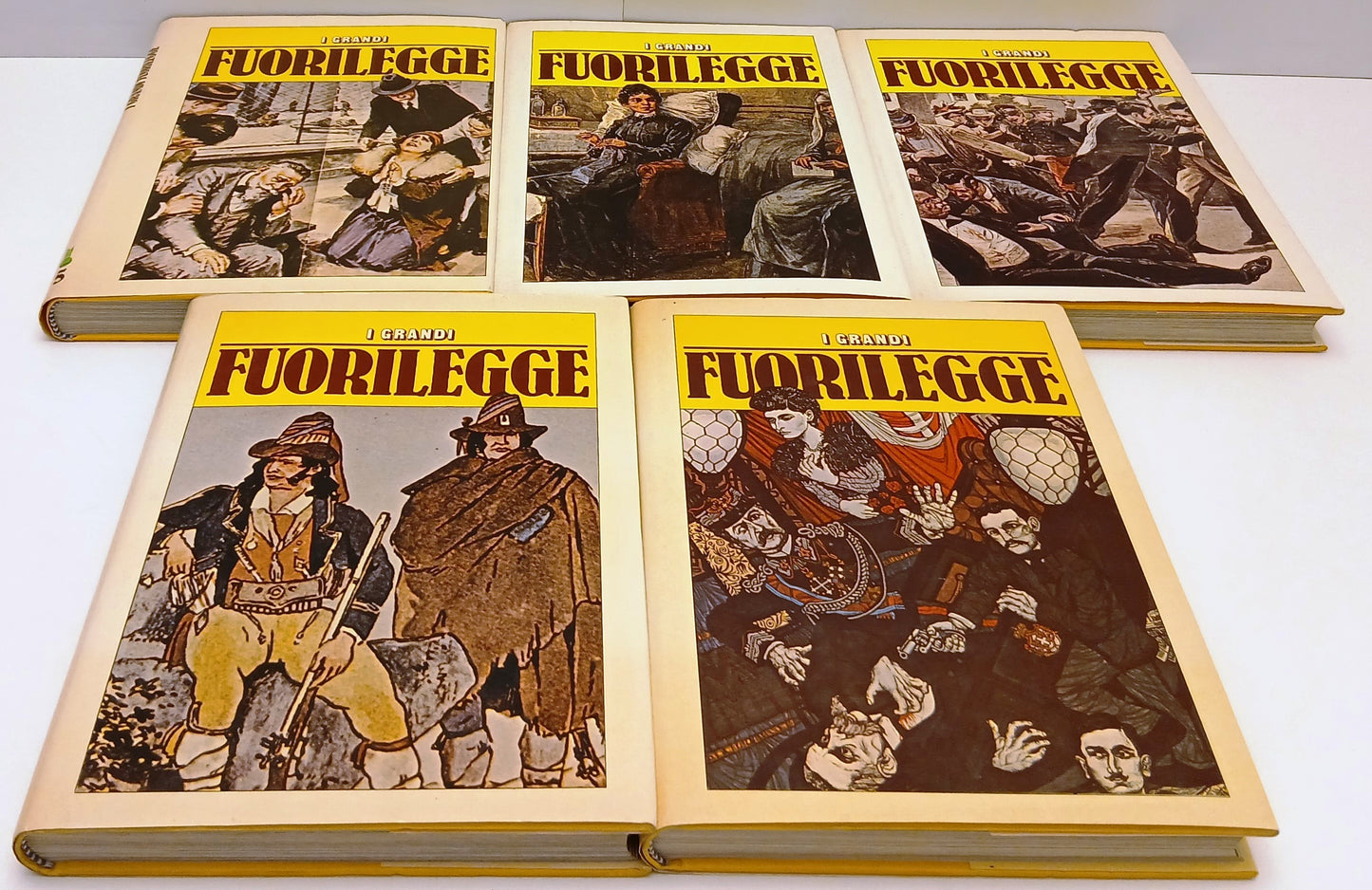 LZ- I GRANDI FUORILEGGE VOLUMI 1/5 - COMPAGNIA GENERALE - 1981/1982 - CS- BLCP75