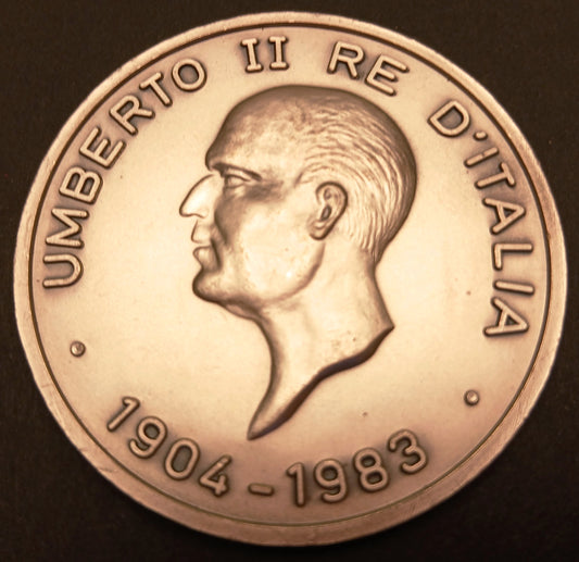 CB- MEDAGLIA UMBERTO II RE D'ITALIA 1904 - 1983 MARIA JOSE' - NUMMUS - GTTS64