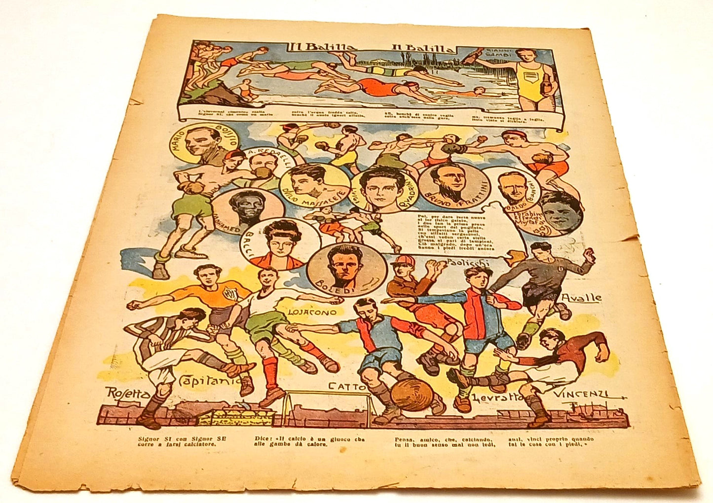FZ- RIVISTA IL BALILLA N.9 ANNO VII 1929 - CALCIATORI POPOLO D'ITALIA - RVSh75