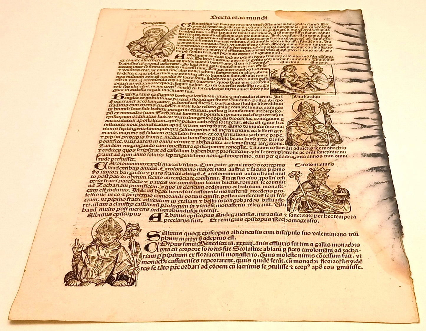 CV- CRONACHE DI NORIMBERGA Liber Chronicarum Schedel 1493 TAVOLA CLXIIII- RVSa23