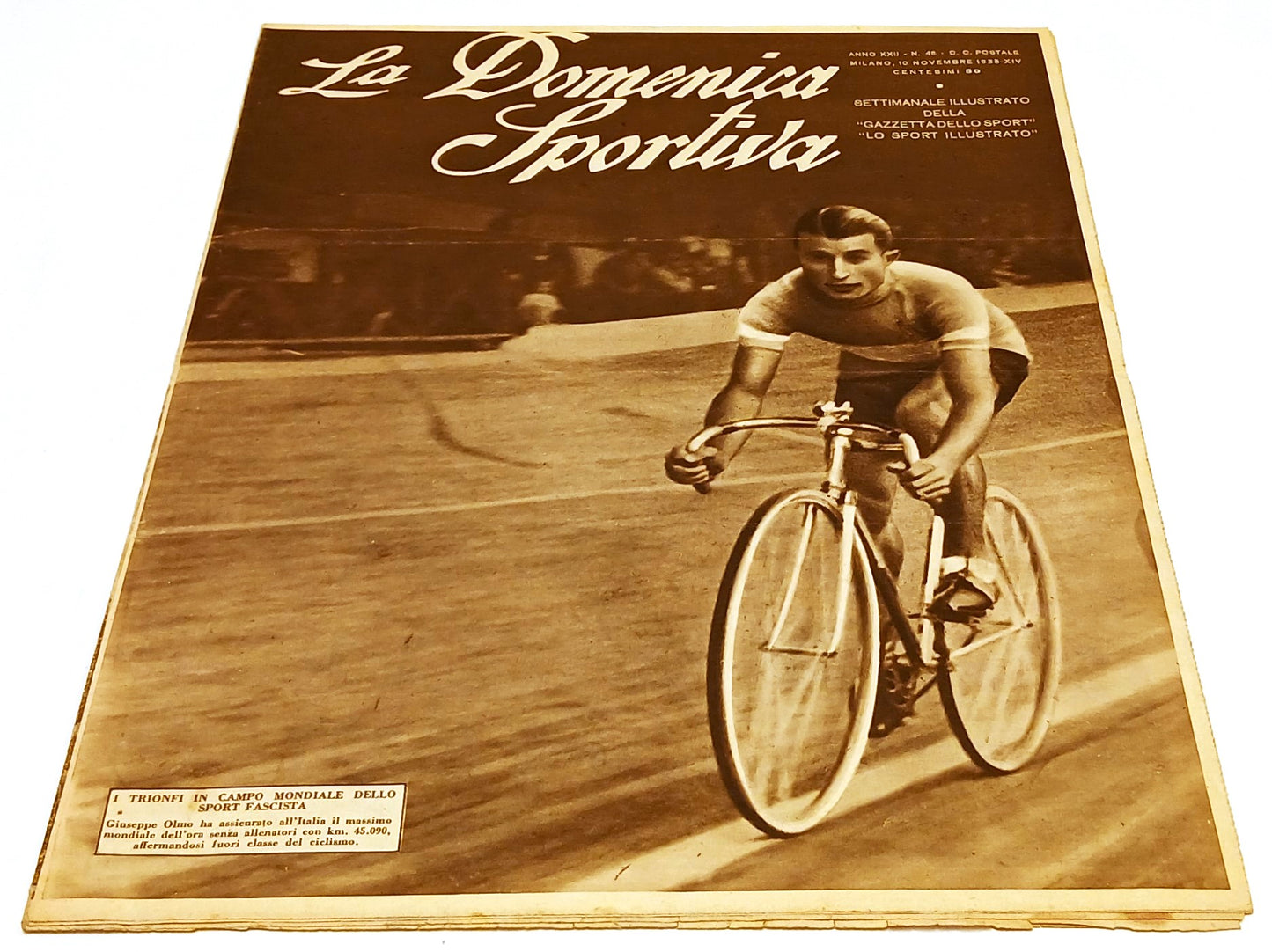 LR- RIVISTA LA DOMENICA SPORTIVA ANNO XXII N.45 10 NOVEMBRE 1935-XIV - RVSh21