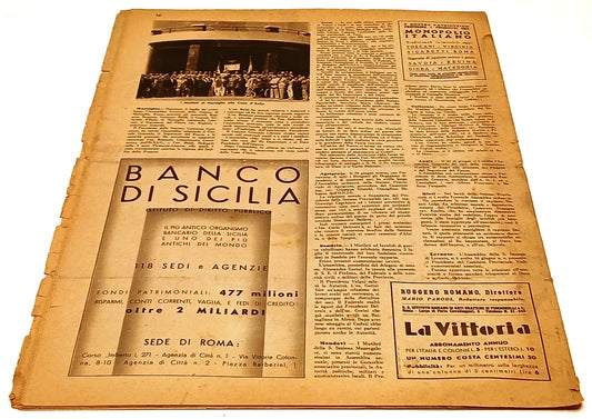 LR- RIVISTA LA VITTORIA ANNO XXI N.7-8 LUGLIO-AGOSTO 1938-XVI - RVSh16