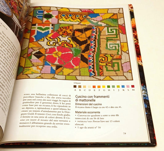 LZ- FANTASIA E COLORE DECORAZIONI - KAFFE FASSETT - VALLARDI--- 1996- CS- YFS844