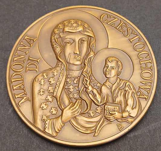 CB- MEDAGLIA JOHANNES PAULUS II MADONNA DI CZESTOCHOWA - GTTS73