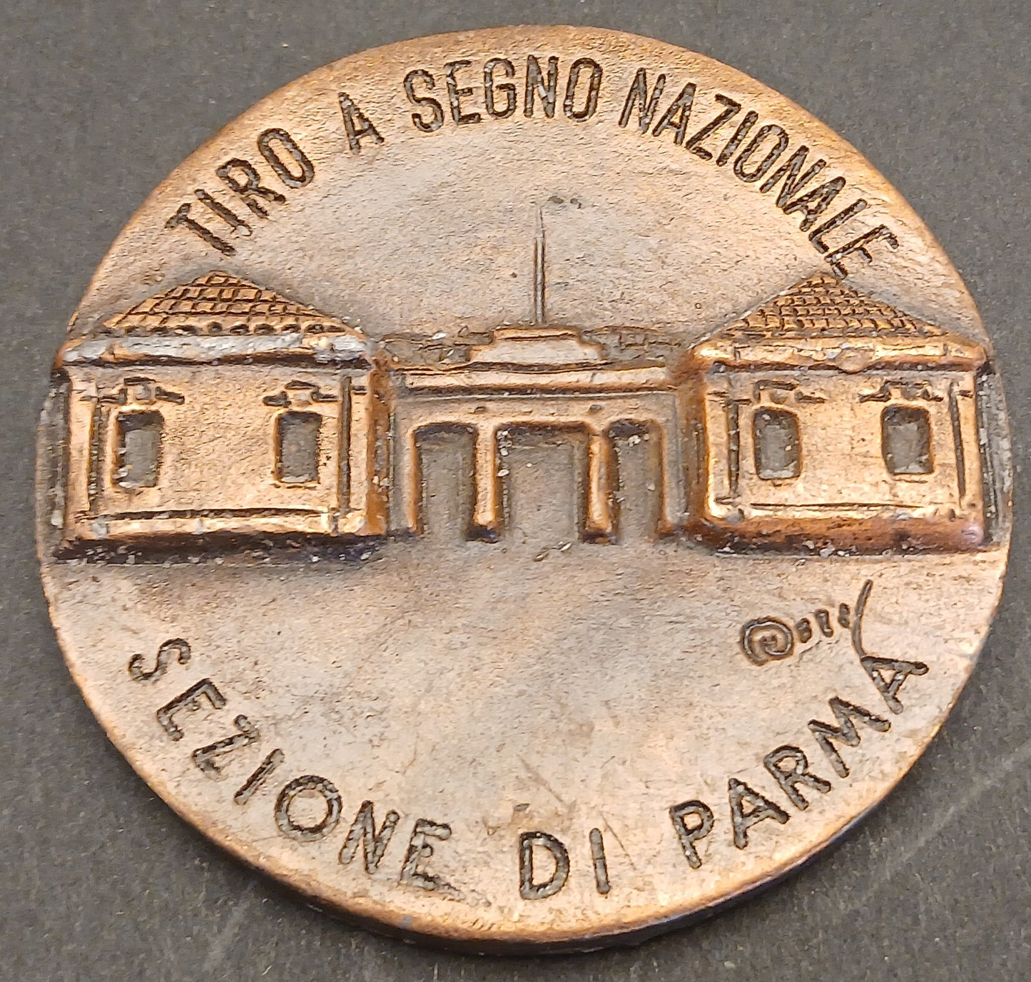 CB- MEDAGLIA TIRO A SEGNO NAZIONALE SEZIONE DI PARMA CENTENARIO 1879-1979 GTTS78