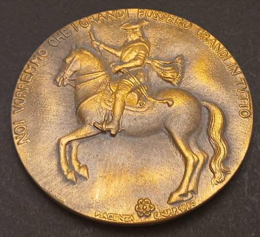 CB- MEDAGLIA ANTONIO FARNESE DUCA VIII DI PIACENZA E PARMA VEROI 1980 - GTTS95