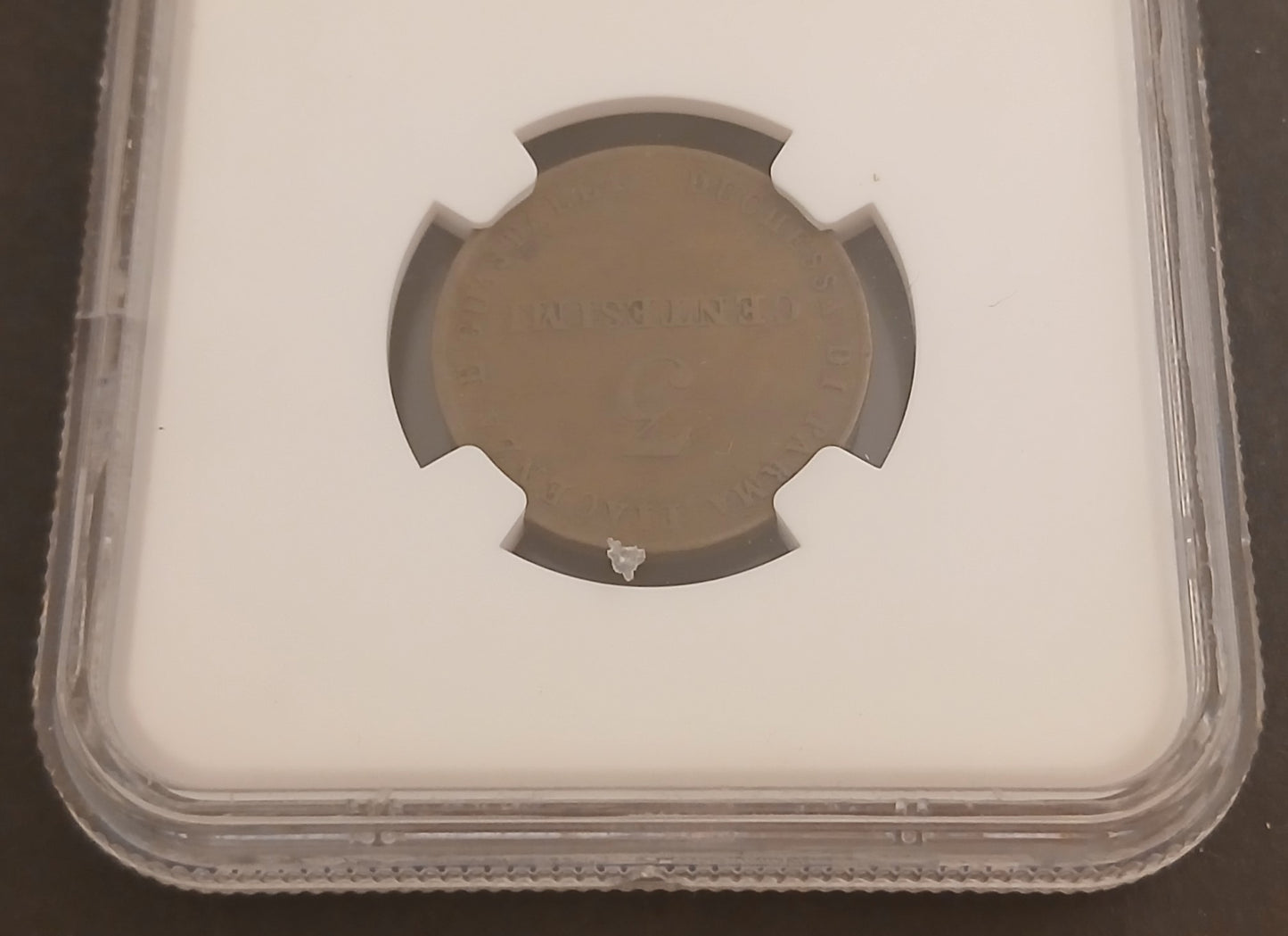 CB- MONETA GRADUATA NGC ITALIA 1830 - 3 CENTESIMI PARMA XF 45 BN - GTTS99