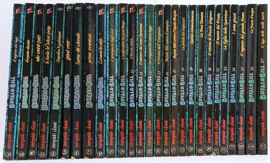 FZ- INTREPIDO CLASSIC BUFALO BILL VOLUMI 1/27 SERIE COMPLETA - G25