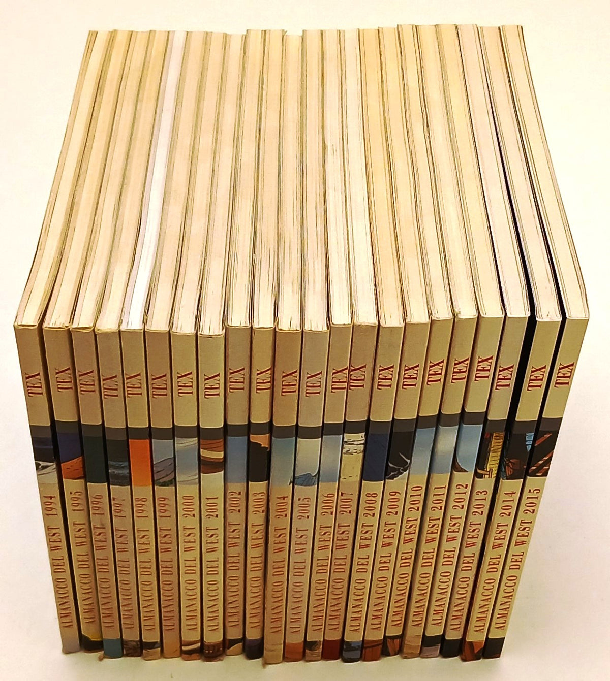 FB- ALMANACCO DEL WEST 1994/2015 TEX SEQUENZA COMPLETA -- BONELLI -- B - G25
