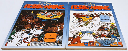 FD- STORIE DI NATALE VOLUMI 1/2- WALT DISNEY- COMIC ART NEW COMICS- 1989- B- G25
