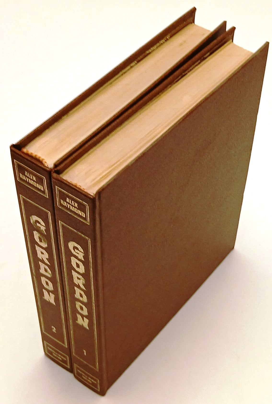 FV- VOLUMI RILEGATI 1/2 GORDON 1/16 - ALEX RAYMOND - FRATELLI SPADA-- CS- H25