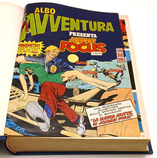 FV- VOLUME RILEGATO ALBO AVVENTURA 62 FASCICOLI- MICHELUZZI CASTELLI MILANI- H25