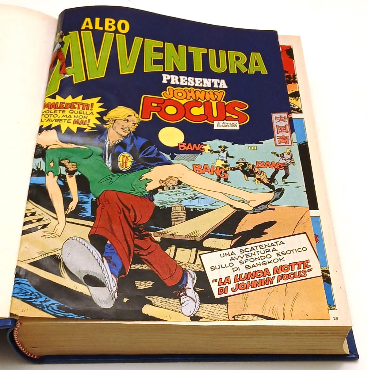 FV- VOLUME RILEGATO ALBO AVVENTURA 62 FASCICOLI- MICHELUZZI CASTELLI MILANI- H25