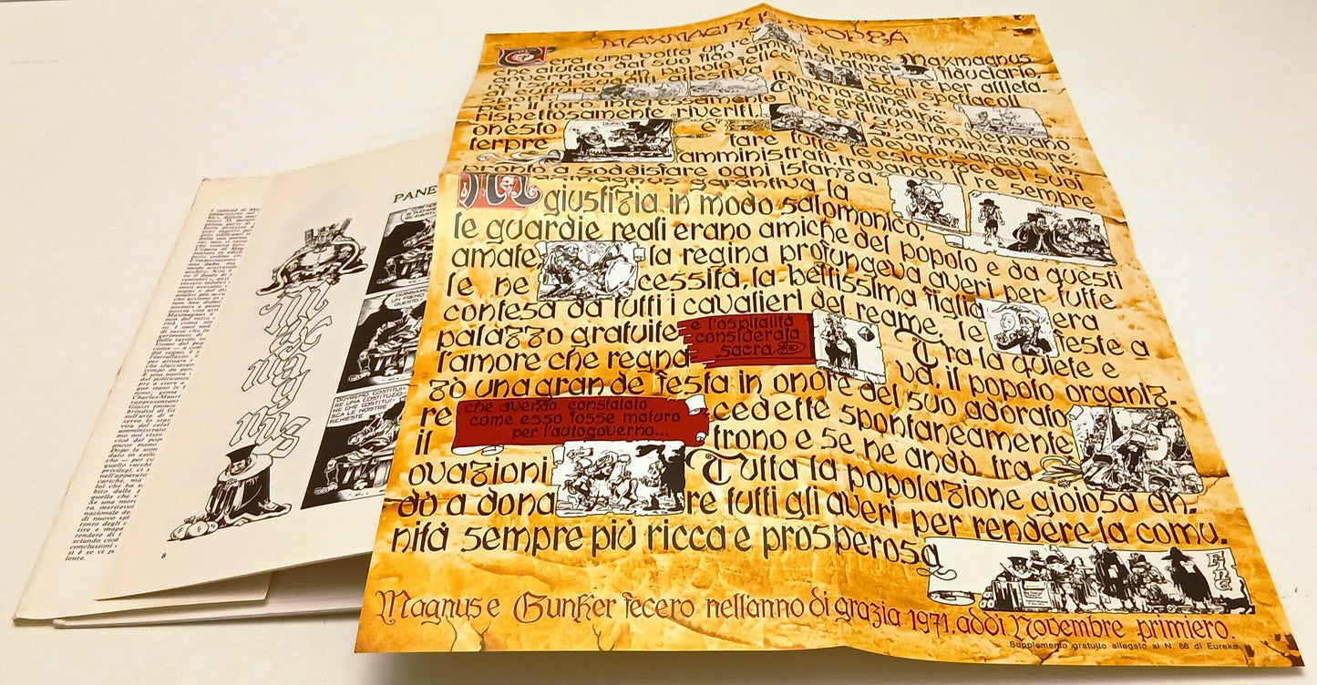 FV- MAXMAGNUS con POSER EPOPEA EUREKA - MAGNUS & BUNKER - CORNO - 1970 - CS- H25