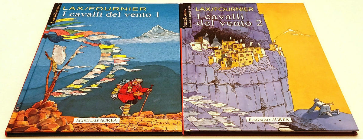 FV- AUREACOMIX I CAVALLI DEL VENTO 1/2 CARTONATI - LAX FOURNIER - AUREA - G25