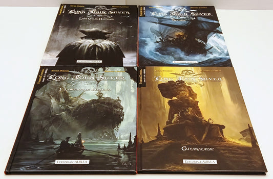 FV- AUREACOMIX LONG JOHN SILVER 1/4 SERIE COMPLETA- DORISON LAUFFRAY- AUREA- G25