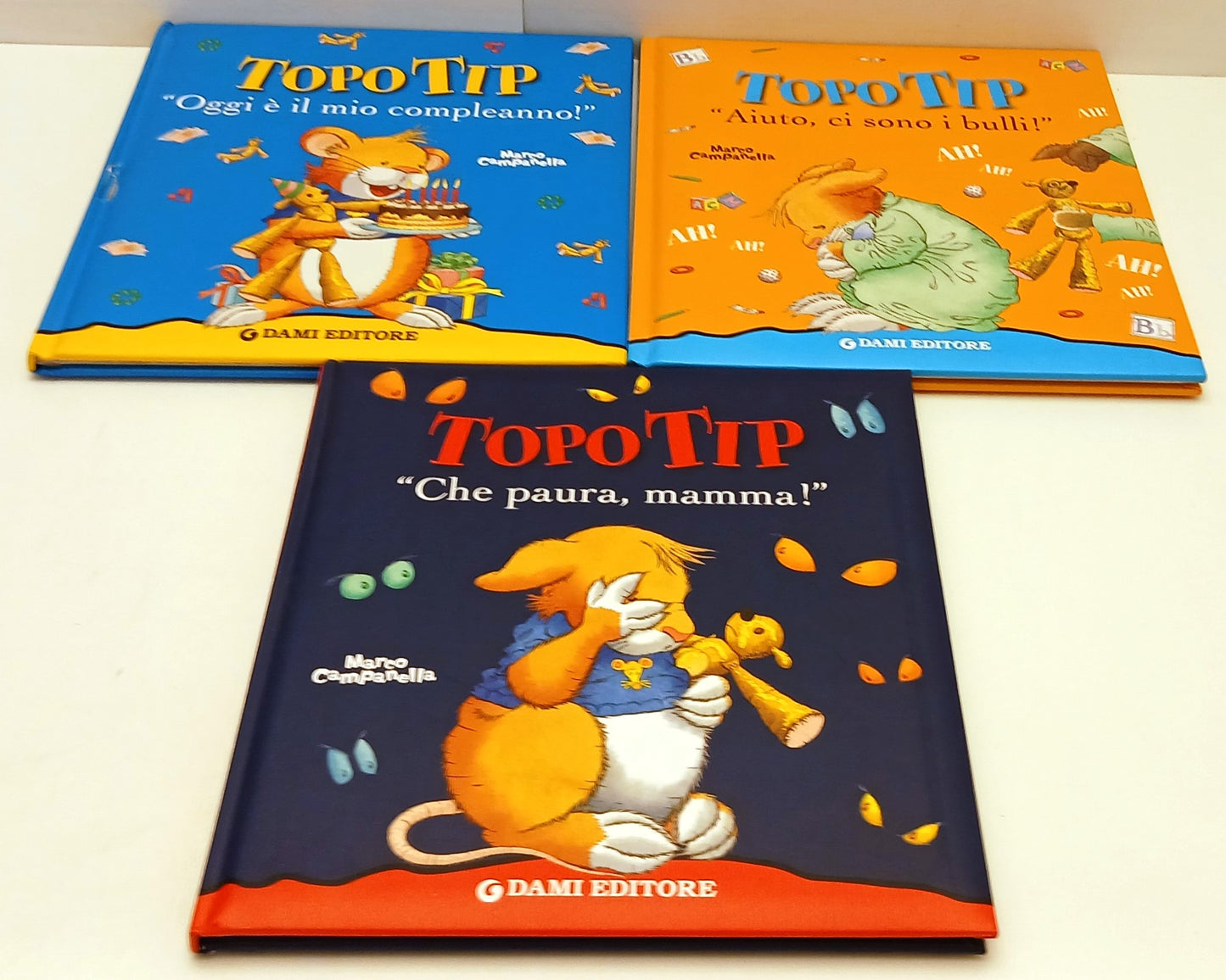LB- LOTTO 11 VOLUMI TOPO TIP ILLUSTRATI PER BAMBINI - DAMI EDITORE - C - RGZ