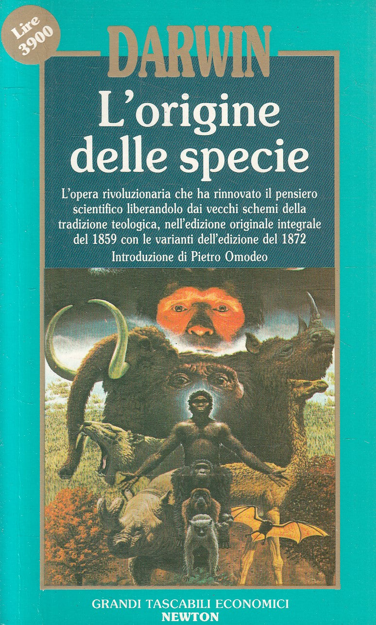 L'ORIGINE DELLE SPECIE - DARWIN - GRANDI TASCABILI NEWTON - JXS299