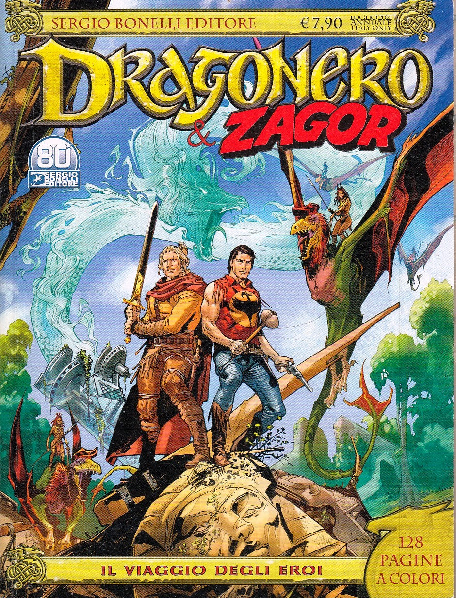 FB- DRAGONERO SPECIALE N.8 ZAGOR VIAGGIO DEGLI EROI -- BONELLI - 2021 - B - Z25