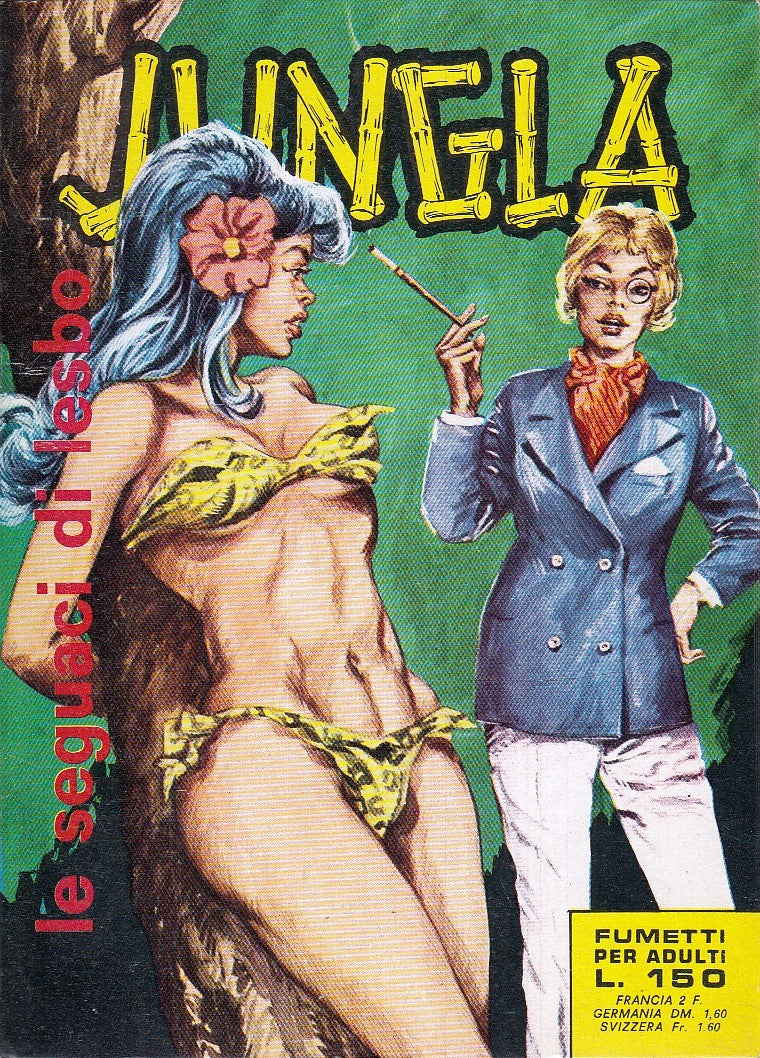 FP- JUNGLA N.24 LE SEGUACI DI LESBO EROTICO -- ERREGI - 1969 - B - N25