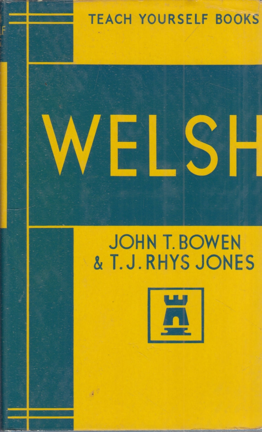 Welsh Manuale- Bowen Rhys Jones- English University Teach yourself books- YFS987