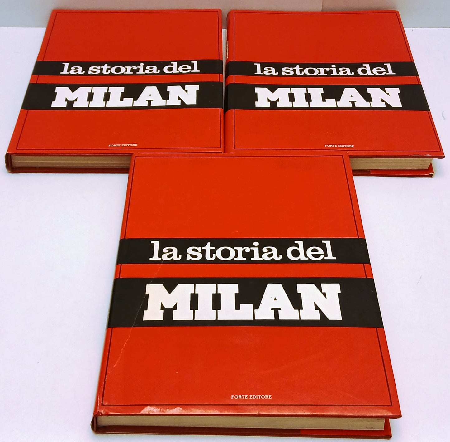 La storia del Milan Calcio 3 volumi - Cerruti Costa Franchetti- Forte- 1987- A26
