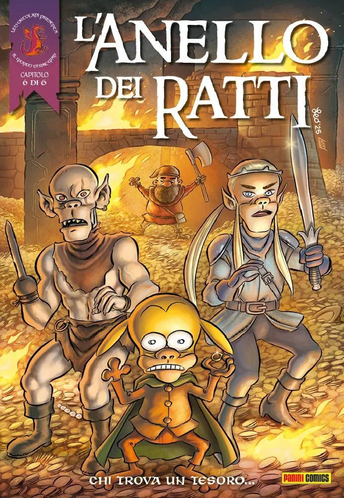 fcc - L'anello dei ratti 1/6 completa prima edizione 2025 - Ortolani - Panini - O25