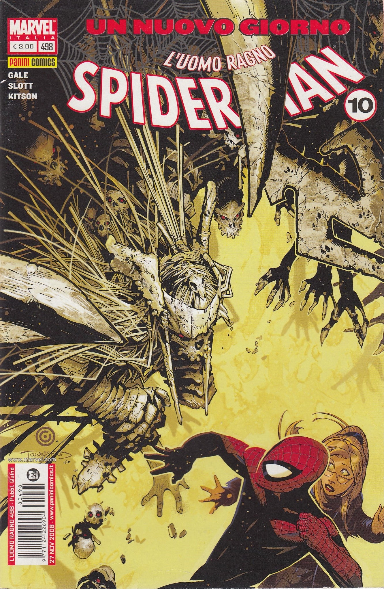 L'uomo ragno Spider-man- Fascia 425/498- spillato- Panini- scegli il numero- C26
