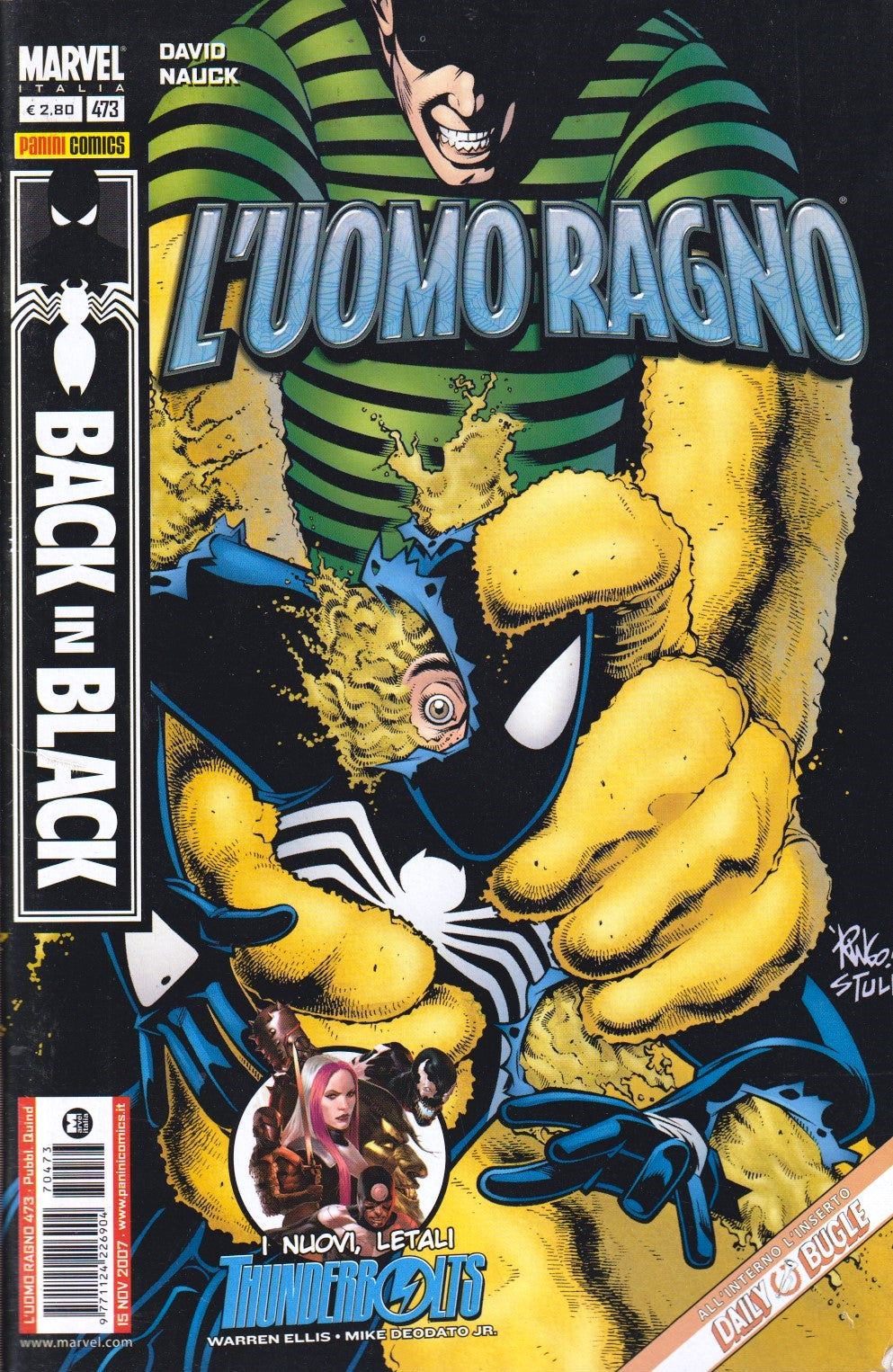 L'Uomo Ragno n.473 Black in black - Marvel Italia Panini - C26