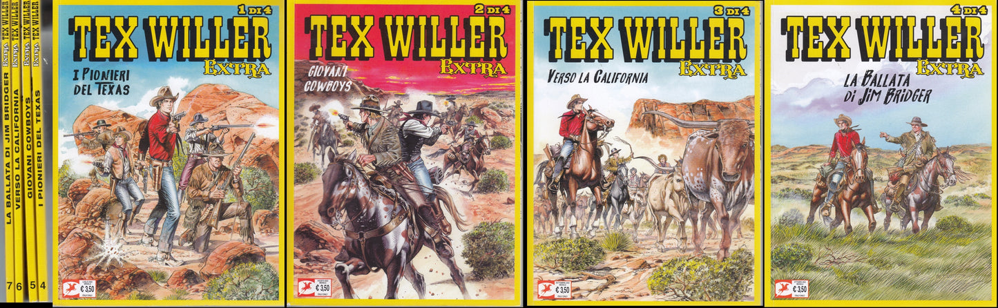 Tex Willer Extra 4/7 miniserie saga completa - Bonelli - G26