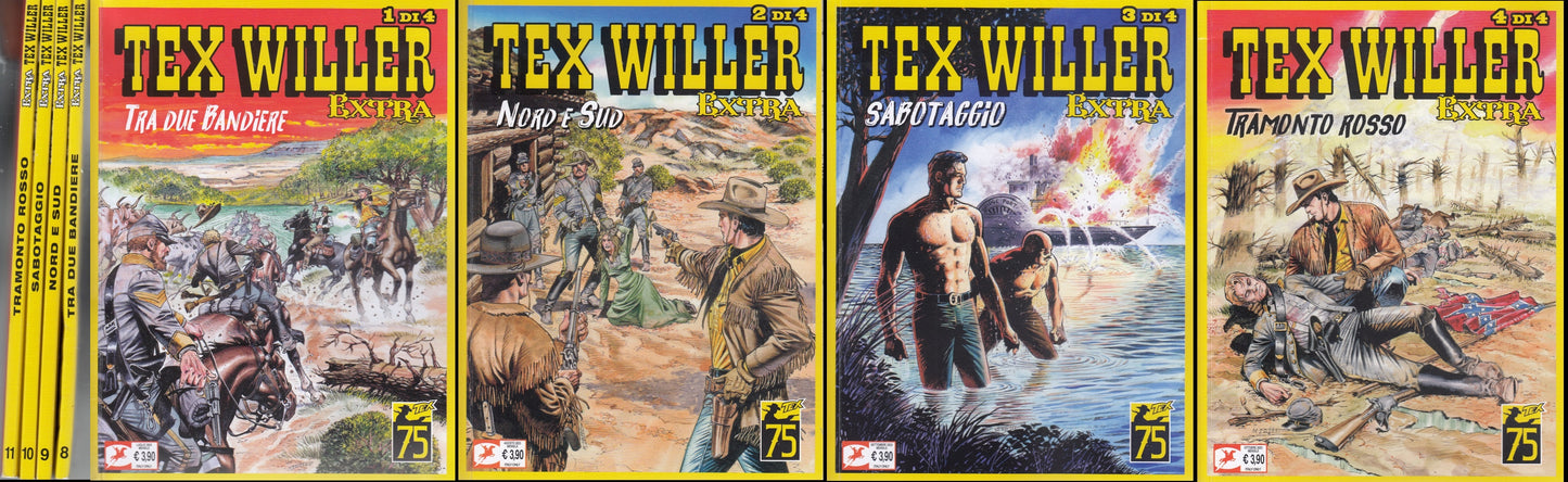 Tex Willer Extra 8/11 miniserie saga completa - Bonelli - G26