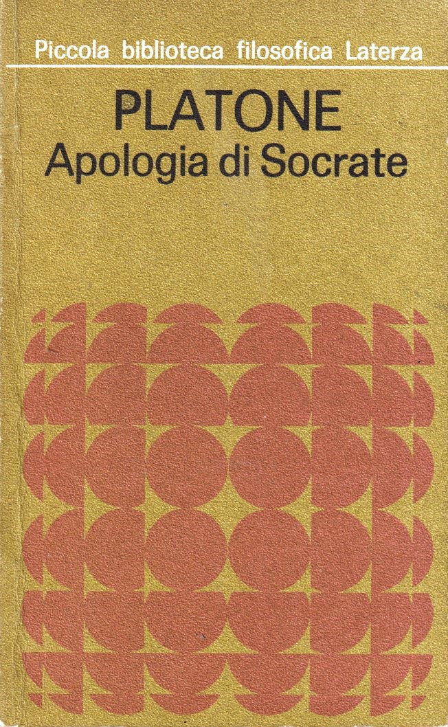 Apologia di Socrate - Platone - Piccola Biblioteca Filosofica Laterza - XFS